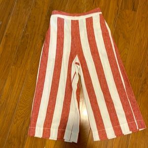 Madewell wide leg linen pants. Size medium. New condition. Only worn once